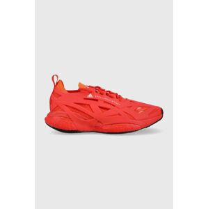 Běžecké boty adidas by Stella McCartney Solarglide červená barva