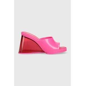 Pantofle Melissa MELISSA DARLING AD dámské, růžová barva, na klínku, M.33805.K854