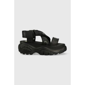 Sandály Buffalo Classic Snd dámské, černá barva, na platformě, 1533300