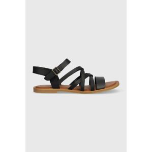 Kožené sandály Toms Sephina dámské, černá barva, 10019745