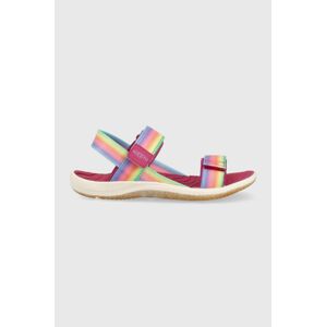 Dětské sandály Keen Elle Backstrap fialová barva