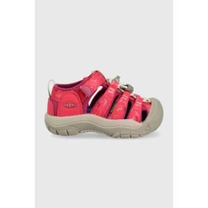 Dětské sandály Keen Newport H2 růžová barva