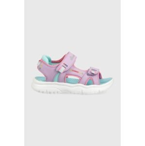 Dětské sandály Skechers Flex Splash Vibrant Mood fialová barva