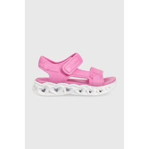 Dětské sandály Skechers Always Flashy růžová barva