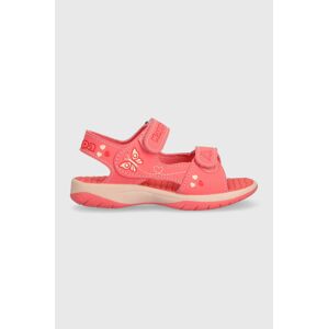 Dětské sandály Kappa růžová barva
