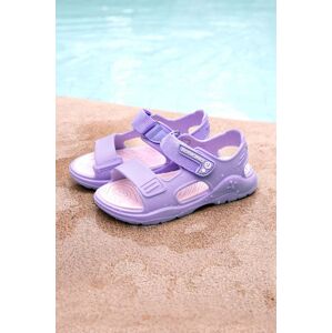 Dětské sandály Biomecanics fialová barva