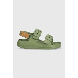 Dětské sandály Shoo Pom zelená barva