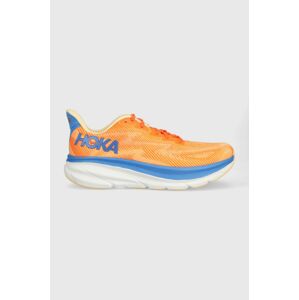 Běžecké boty Hoka Clifton 9 oranžová barva, 1127895-EPFR