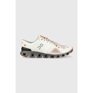 Běžecké boty On-running Cloud X 3 bílá barva