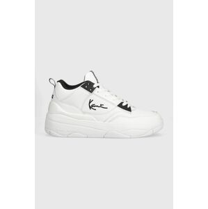 Kožené sneakers boty Karl Kani LXRY Plus PRM bílá barva, 1080265 KKFWM000260