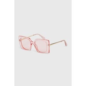 Sluneční brýle Jeepers Peepers růžová barva