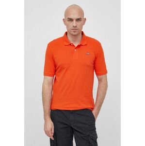Polo tričko La Martina oranžová barva, s aplikací