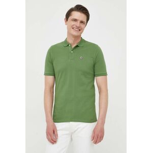 Bavlněné polo tričko Colmar zelená barva