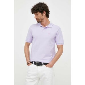 Polo tričko GAP fialová barva