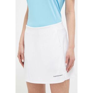 Sportovní sukně Peak Performance Player bílá barva, mini