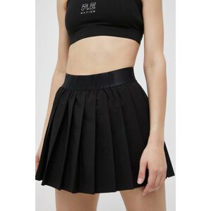 Sportovní sukně P.E Nation Volley černá barva, mini