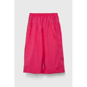 Dětské bavlněné kalhoty Birba&Trybeyond růžová barva, hladké