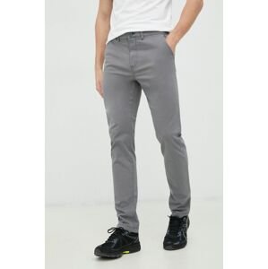 Kalhoty Napapijri M-Puyo pánské, šedá barva, jednoduché, NP0A4H1FH311