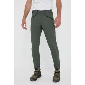 Outdoorové kalhoty Rossignol zelená barva