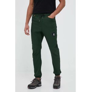 Outdoorové kalhoty Mammut Massone zelená barva