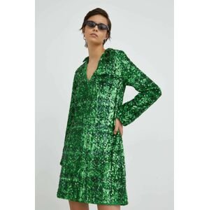 Šaty Samsoe Samsoe zelená barva, mini