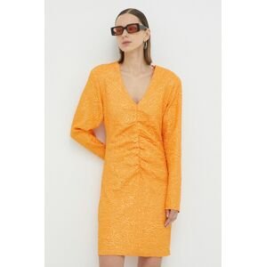 Šaty Gestuz MaisieGZ oranžová barva, mini