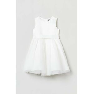 Dívčí šaty OVS bílá barva, mini