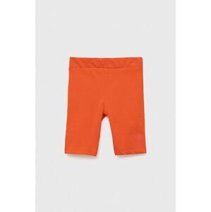 Kojenecké šortky Birba&Trybeyond oranžová barva, hladké