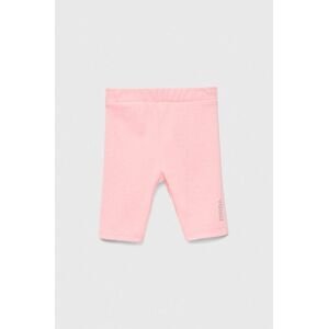 Kojenecké šortky Birba&Trybeyond růžová barva, hladké