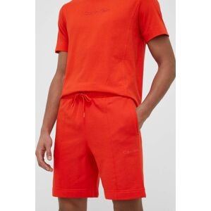 Tréninkové šortky Calvin Klein Performance Essentials oranžová barva