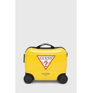 Dětský kufr Guess žlutá barva