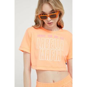 Tričko LaBellaMafia oranžová barva