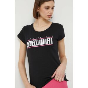 Bavlněné tričko LaBellaMafia černá barva
