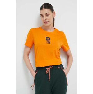 Sportovní tričko Mammut Core Emblem oranžová barva