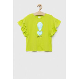Dětské tričko Birba&Trybeyond zelená barva