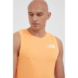 Sportovní triko The North Face Mountain Athletics oranžová barva
