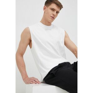 Tréninkové tričko Calvin Klein Performance CK Athletic bílá barva