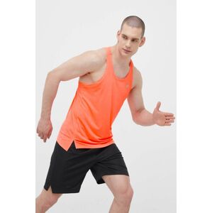 Běžecké tričko New Balance Accelerate Singlet oranžová barva