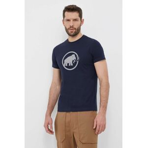Sportovní tričko Mammut Core Reflective tmavomodrá barva, s potiskem