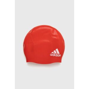 Plavecká čepice adidas Performance HE5081 červená barva