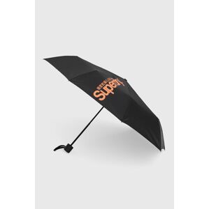 Deštník Superdry černá barva
