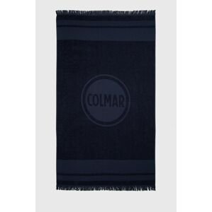 Bavlněný ručník Colmar tmavomodrá barva