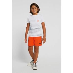 Dětské plavkové šortky Mayoral oranžová barva