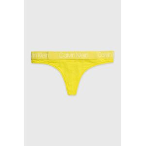 Tanga Calvin Klein Underwear žlutá barva