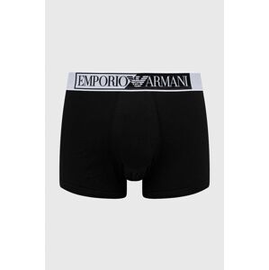 Boxerky Emporio Armani Underwear pánské, černá barva