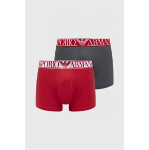 Boxerky Emporio Armani Underwear pánské, červená barva