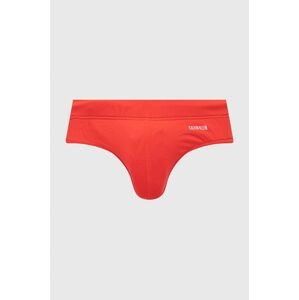 Plavky Calvin Klein červená barva