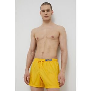 Plavkové šortky Moschino Underwear žlutá barva
