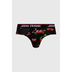 Boxerky John Frank pánské, černá barva