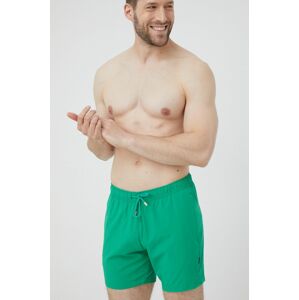 Plavkové šortky John Frank zelená barva